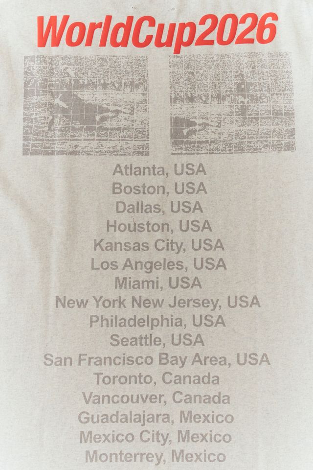 PLEASURES Soccer Graphic Heavyweight Tee #2
