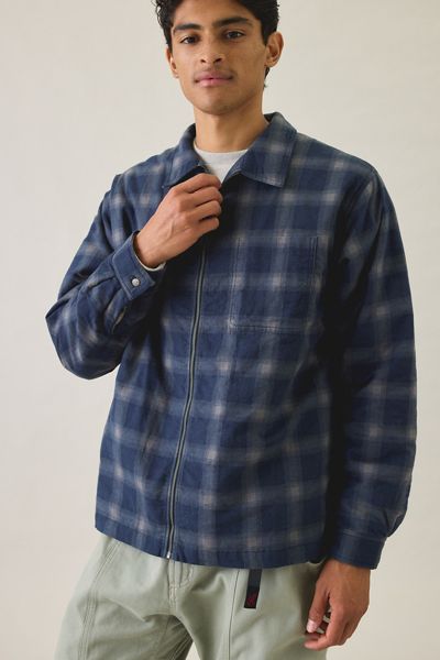 Gramicci Plaid Insulated Zip-Up Shirt Jacket