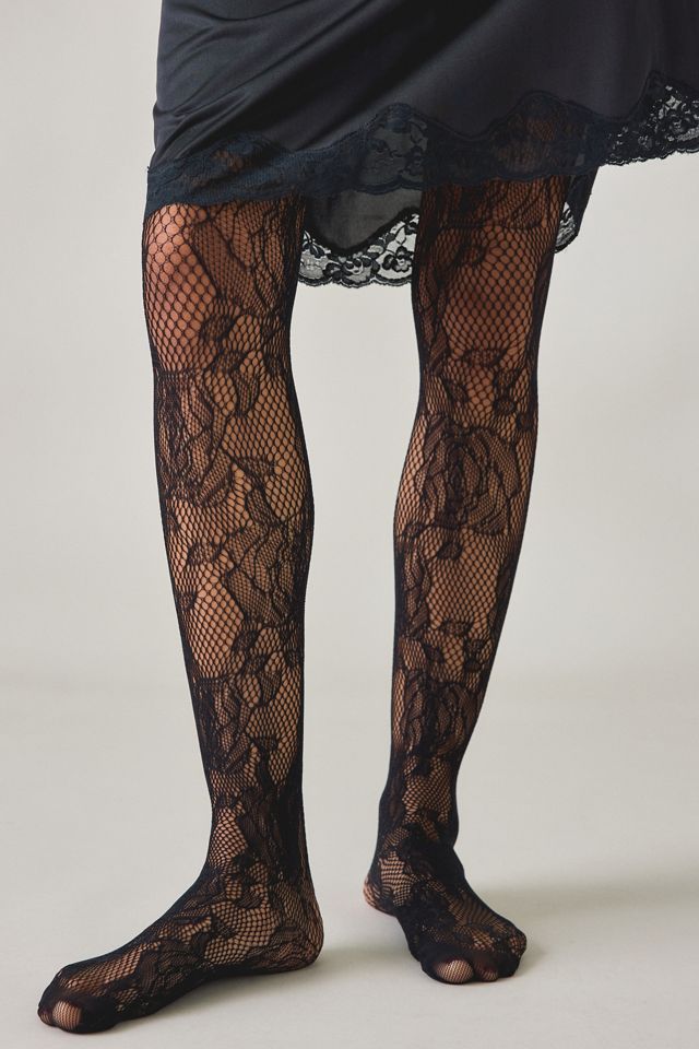 Collants résille en dentelle Ophelia #1