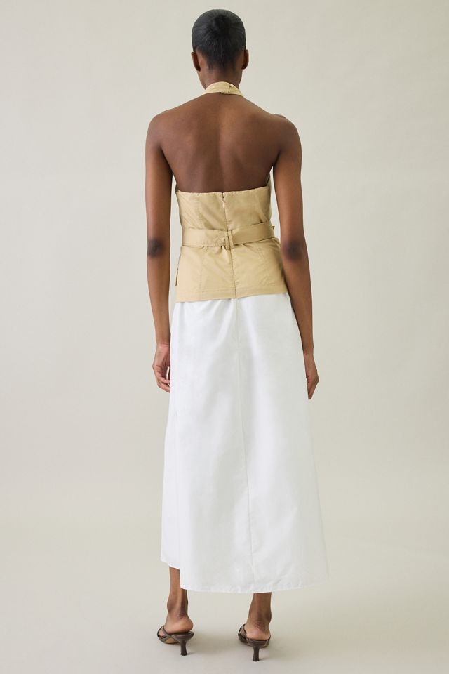 ASTR The Label Aleda Double Layer Halter Midi Dress #3
