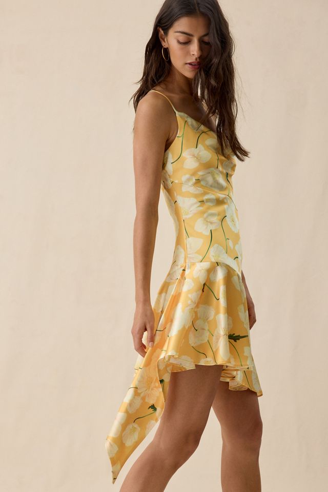 ASTR The Label Paloma Asymmetric Cowl Neck Mini Dress #2