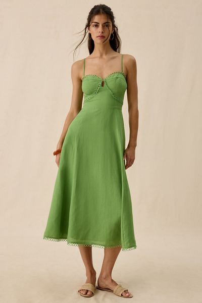 Green Midi Dresses | Urban Outfitters