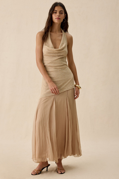 astr the label linnea halter maxi dress ASTR The Label Linnea Halter Maxi Dress