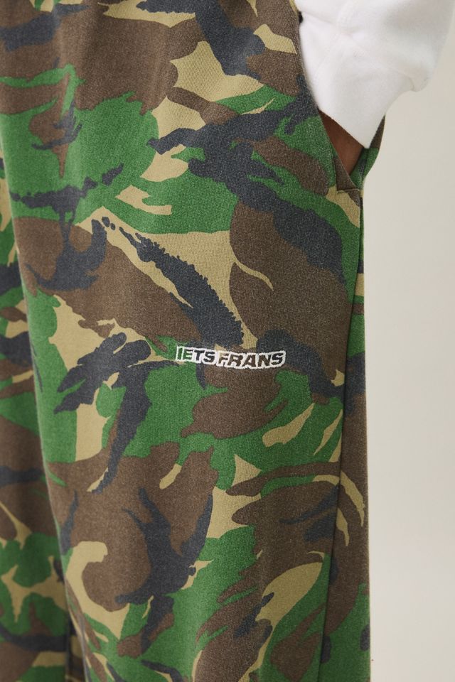 iets frans... Harri Camo Wide Leg Jogger Sweatpants #4