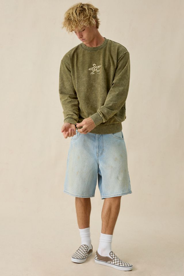 Rhythm Drifter Salt Wash Crew Neck Sweatshirt #2