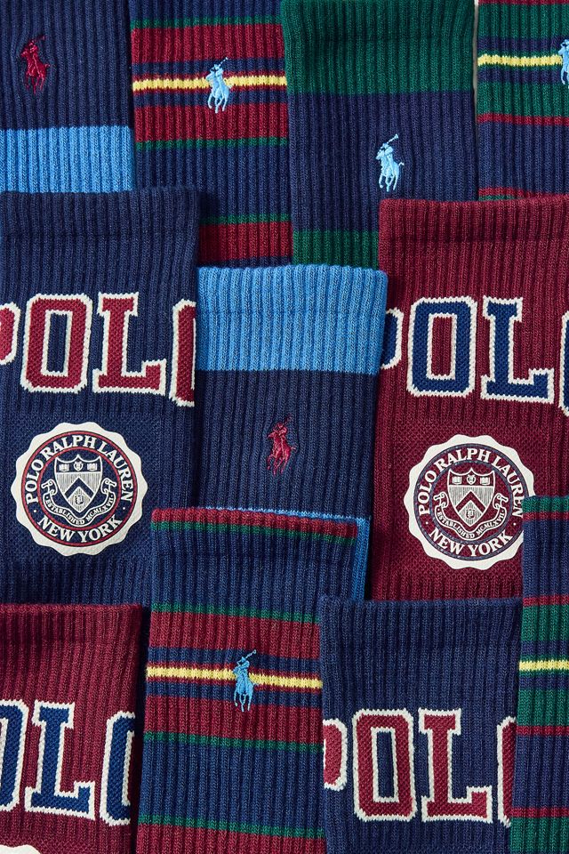 Polo Ralph Lauren Crest Logo Crew Socks 6-Pack #1