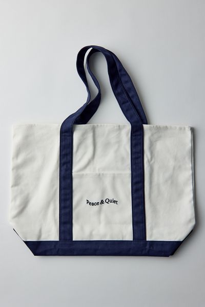 Museum Of Peace & Quiet Stencil Logo Tote Bag