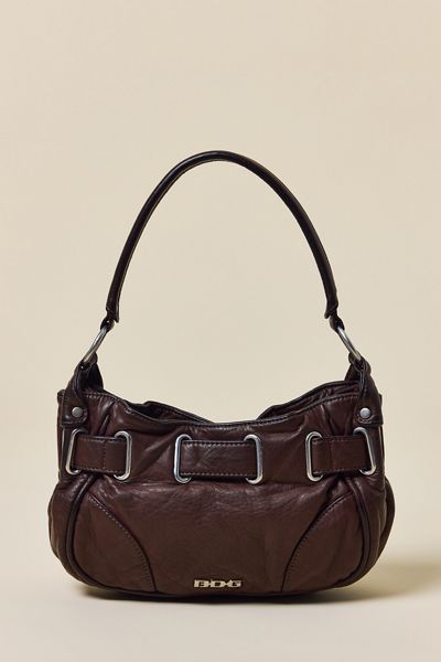 BDG Mini Sonny Belted Faux Leather Shoulder Bag