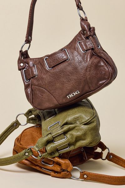 BDG Mini Sonny Belted Faux Leather Shoulder Bag