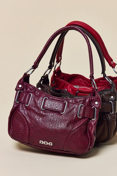 BDG Mini Sonny Belted Faux Leather Shoulder Bag