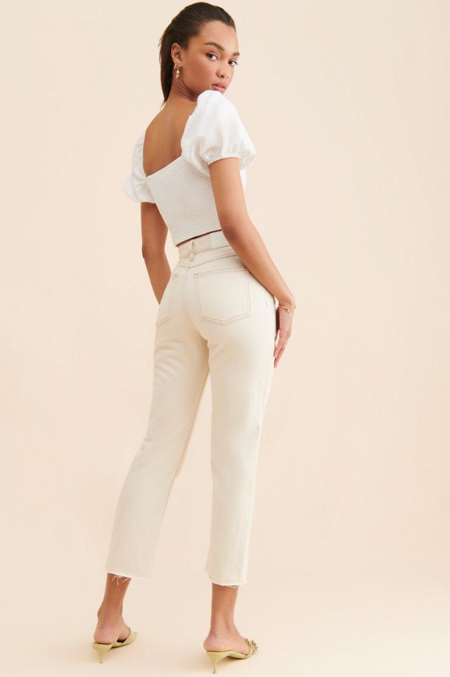 Glamorous Floral Cutout Jean #1