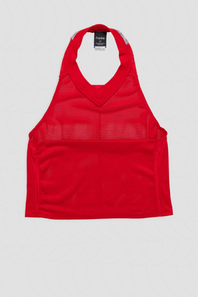 Rework Kansas City Chiefs Football Halter Top