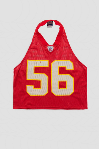 Rework Kansas City Chiefs Football Halter Top
