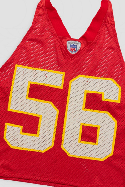 Rework Kansas City Chiefs Football Halter Top