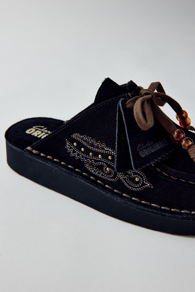 Clarks Women's Nomad Embroidered Suede Mules #2