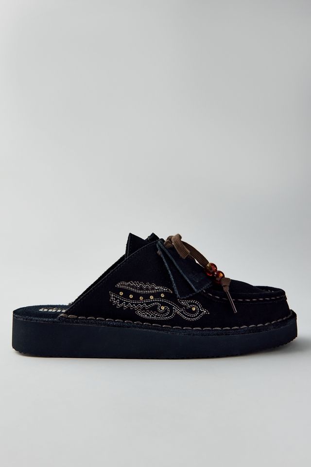 Clarks Women's Nomad Embroidered Suede Mules #3