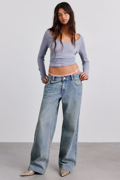 Abrand 99 Low-Rise Baggy Jeans