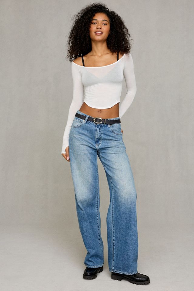 Abrand 99 Low-Rise Baggy Jeans #3