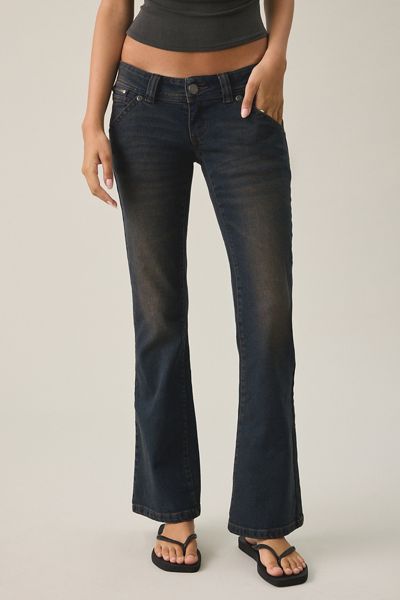 Abrand 00 Bowie Super Low Kick-Flare Jeans