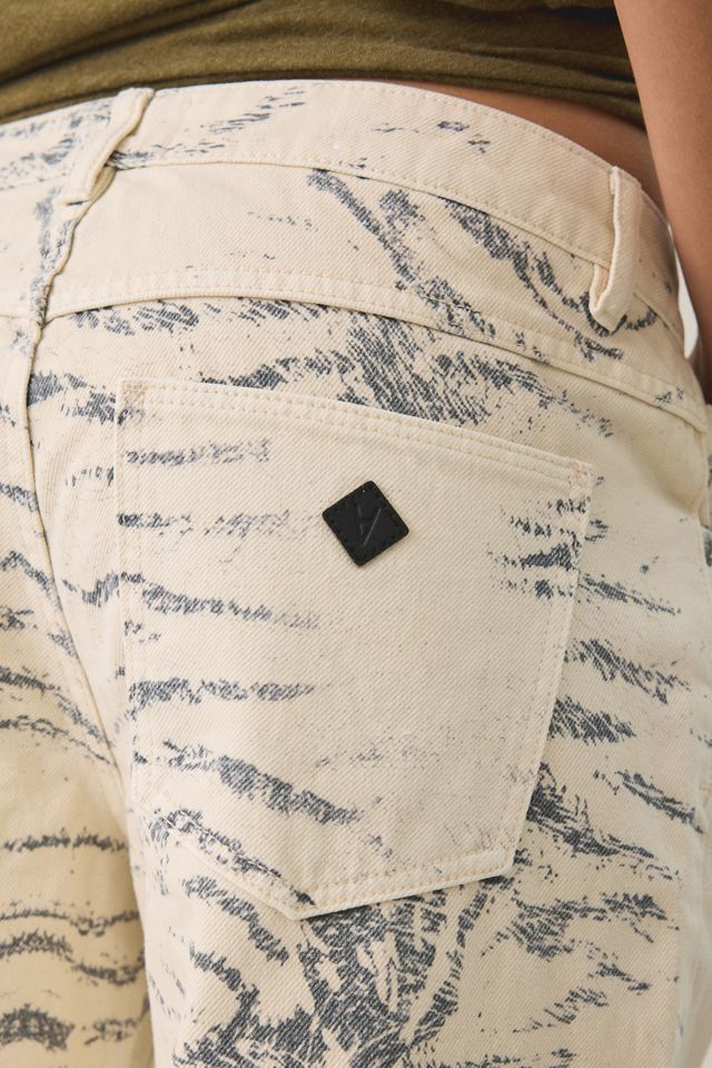 Abrand 99 Valentina Zebra Print Low-Rise Baggy Jeans #4