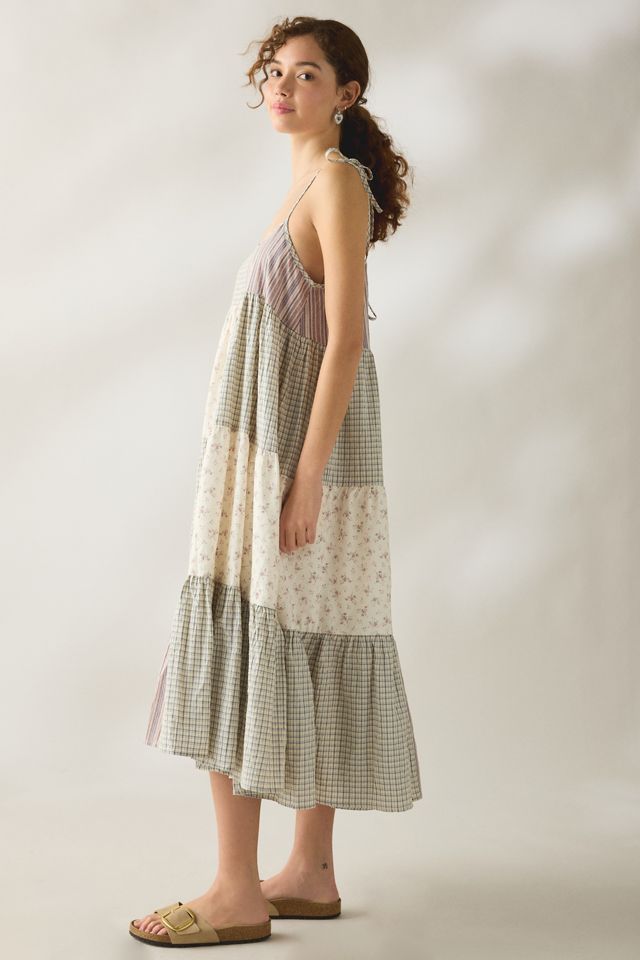 Robe maxi trapèze à patchwork pique-nique Daisy Street #3