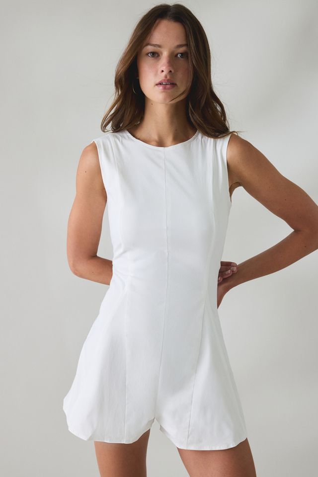 Daisy Street Ripple Fit-And-Flare Sleeveless Romper #3