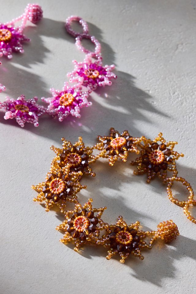 Floral Beaded Bracelet #1