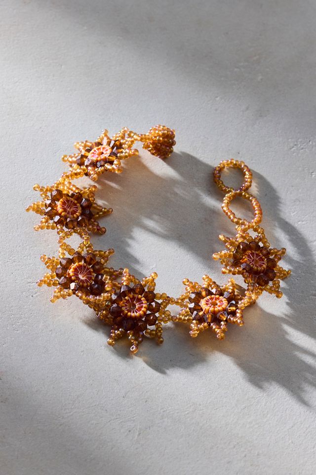 Floral Beaded Bracelet #2