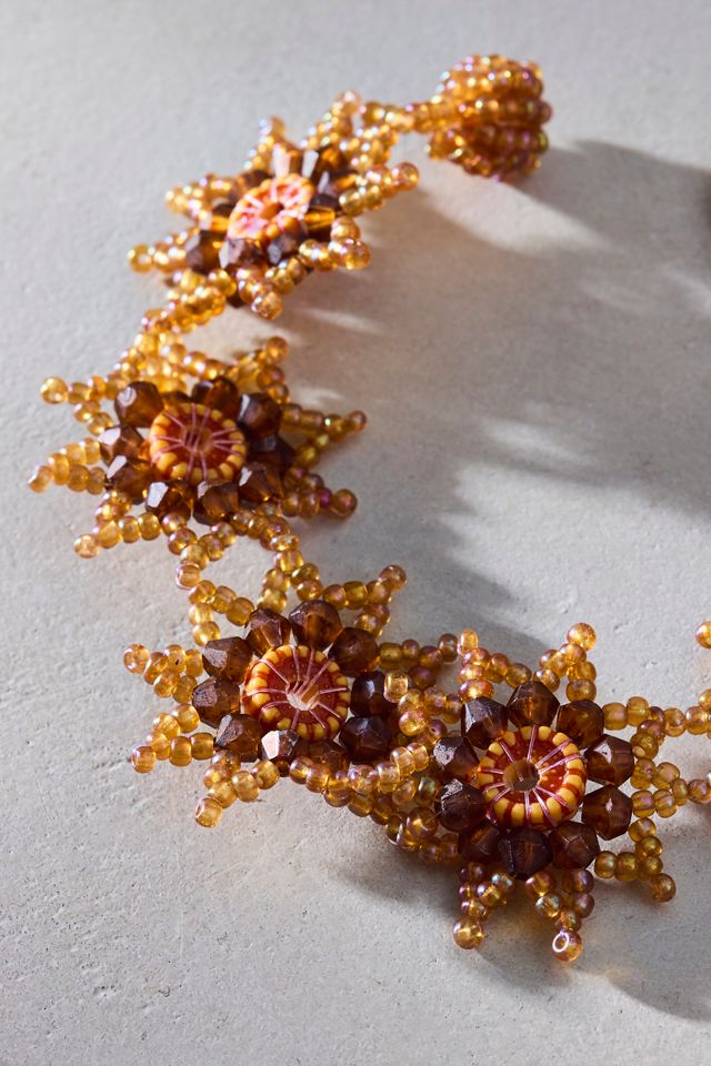 Floral Beaded Bracelet #3