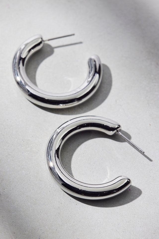 Chubby Small Hoop Earrings #1