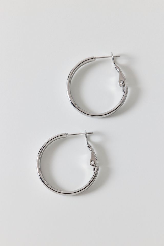 L Train Waterproof Small Hoop Earrings #1