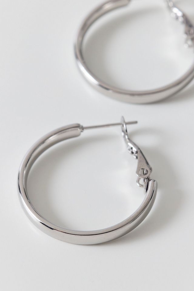L Train Waterproof Small Hoop Earrings #2