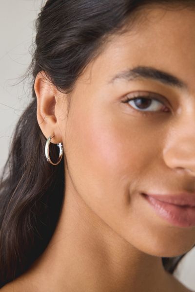 L Train Waterproof Small Hoop Earrings