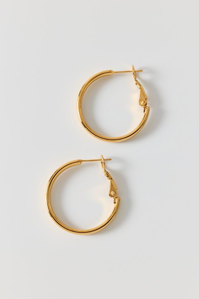 L Train Waterproof Small Hoop Earrings #2