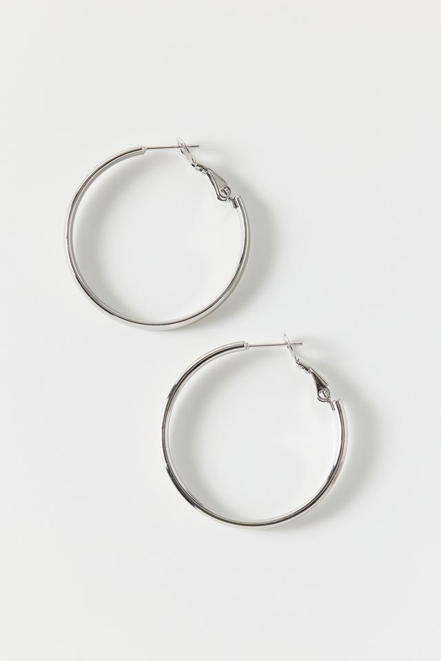 L Train Waterproof Medium Hoop Earrings #1