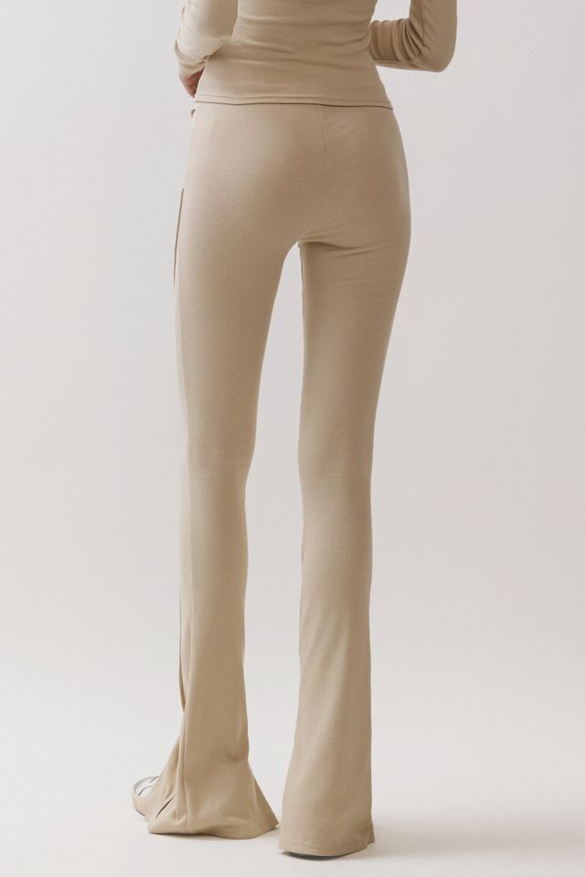 Personal Code Kira Ribbed Flare Pants #3