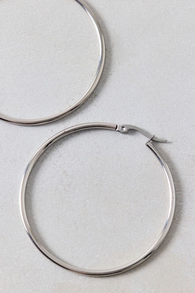 City Girl Waterproof Medium Hoop Earrings #1