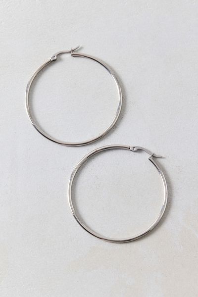 City Girl Waterproof Medium Hoop Earrings