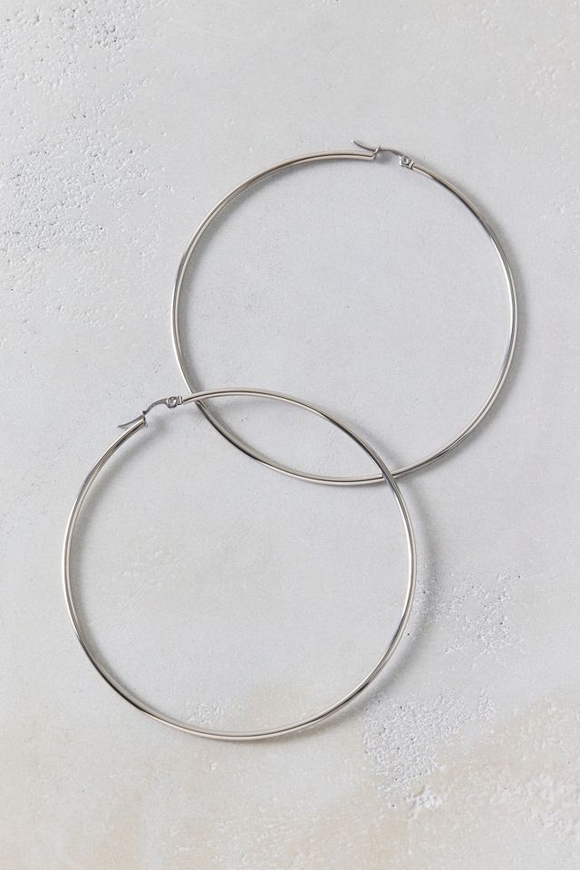 City Girl Waterproof Large Hoop Earrings #1