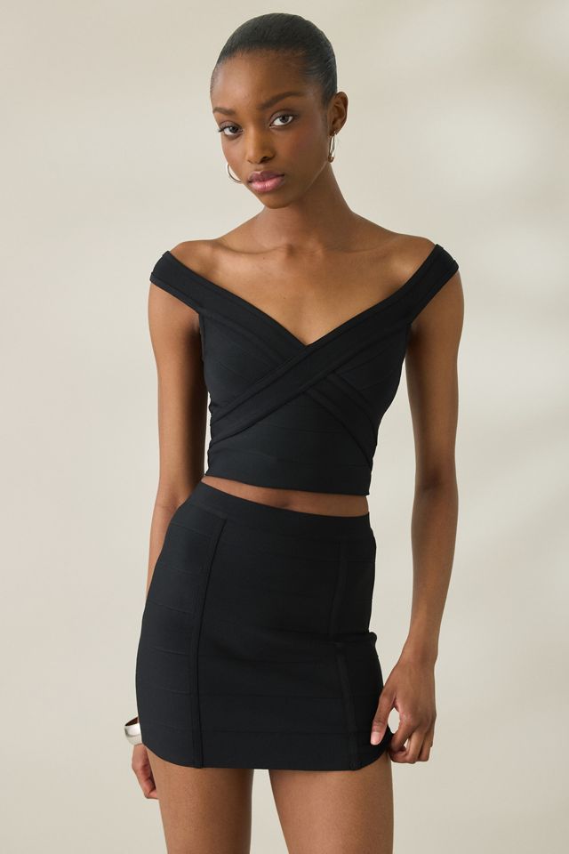 Kimchi Blue Brandi Stretch Bandage Mini Skirt #1
