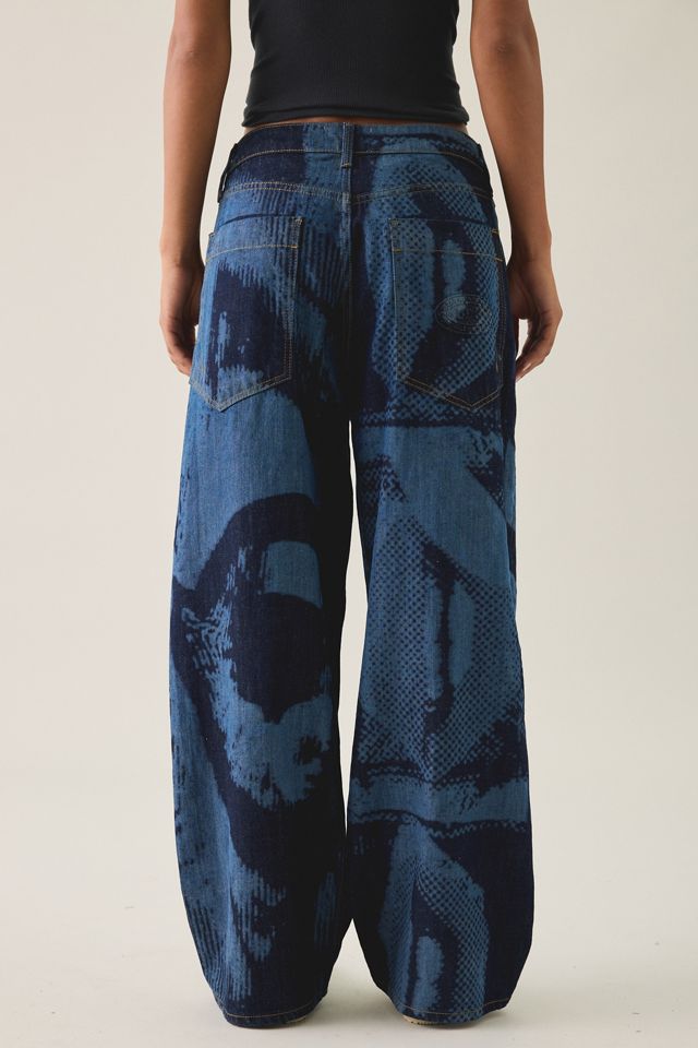 BDG Jaya Laser Print Baggy Boyfriend Jeans #1