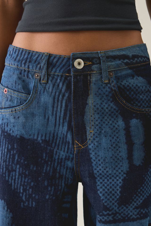 BDG Jaya Laser Print Baggy Boyfriend Jeans #2