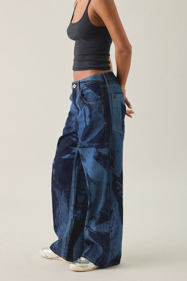 BDG Jaya Laser Print Baggy Boyfriend Jeans #4