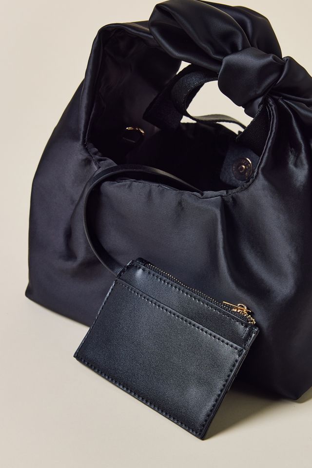 UO Halle Bow Satin Crossbody Bag #3