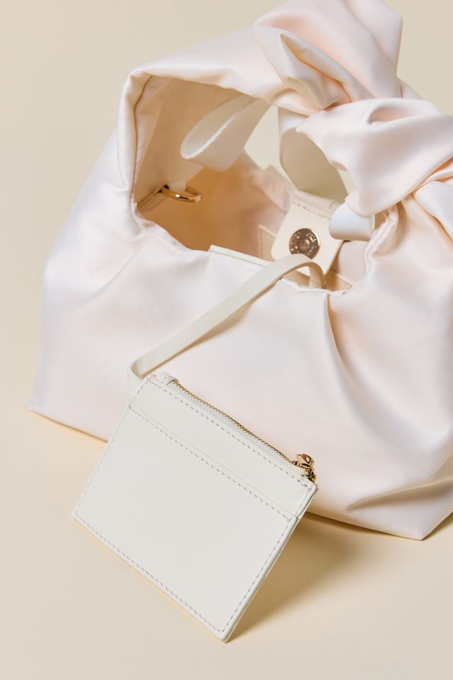 UO Halle Bow Satin Crossbody Bag #4