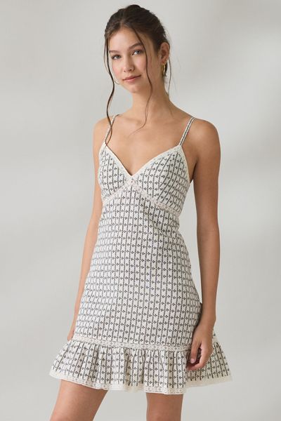 women's heartland cotton babydoll mini dress Heartland Embroidered Bodice Cotton Minidress (Women)