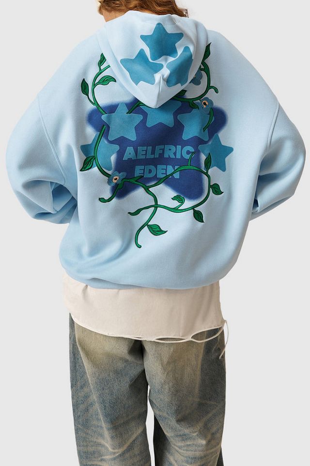 Aelfric Eden Star Rhinestone Floral Hoodie #2