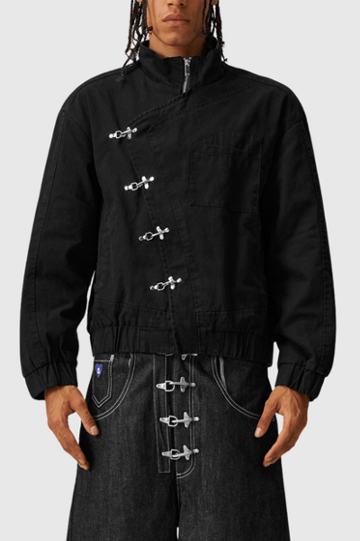 Aelfric Eden Boxy Fireman Clasp Jacket | Urban Outfitters