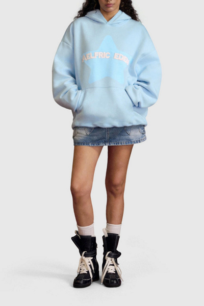 Aelfric Eden Oversized Colorful Star Pullover Hoodie