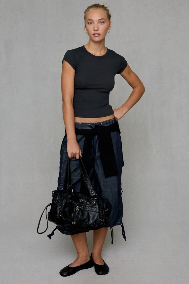BDG Off-Duty Ribbed Crew Neck Short Sleeve Tee #1
